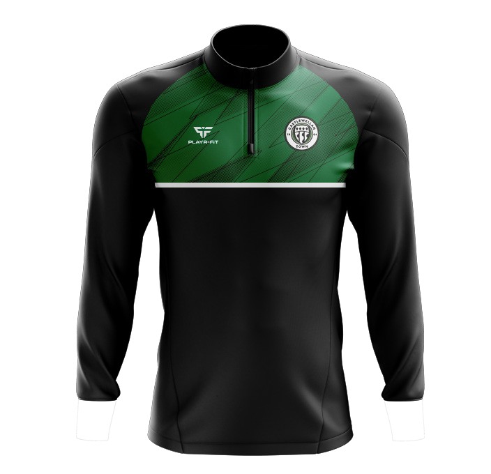 1/4 Zip Midlayer (Black)