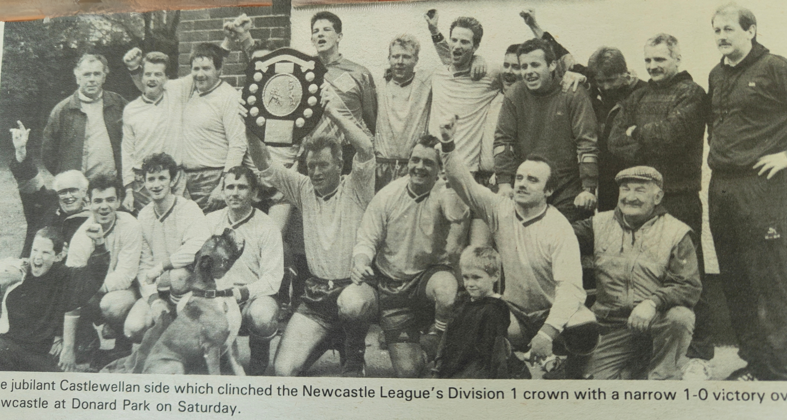 The double-winning Castlewellan Town team of 1993/94