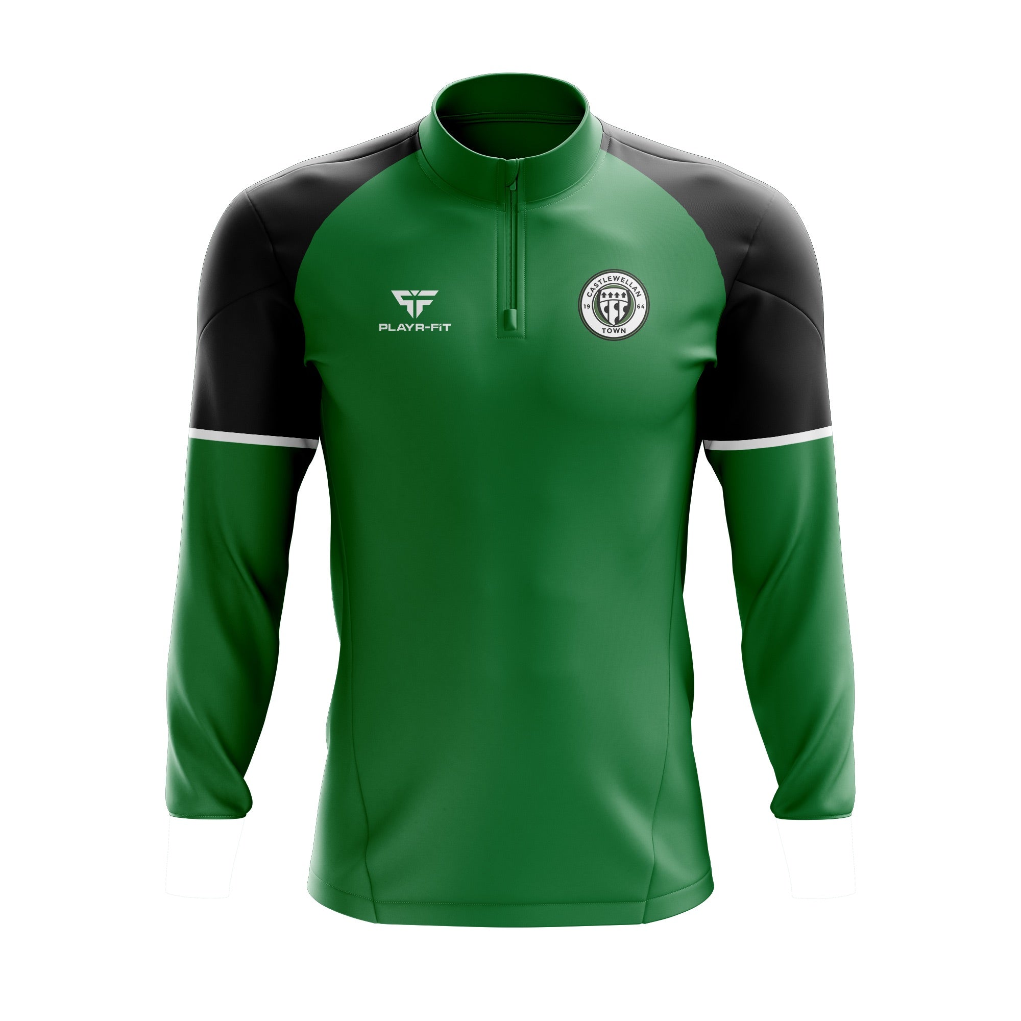 Midlayer (1/4 Zip) Stellar (Green/Black) - Adults